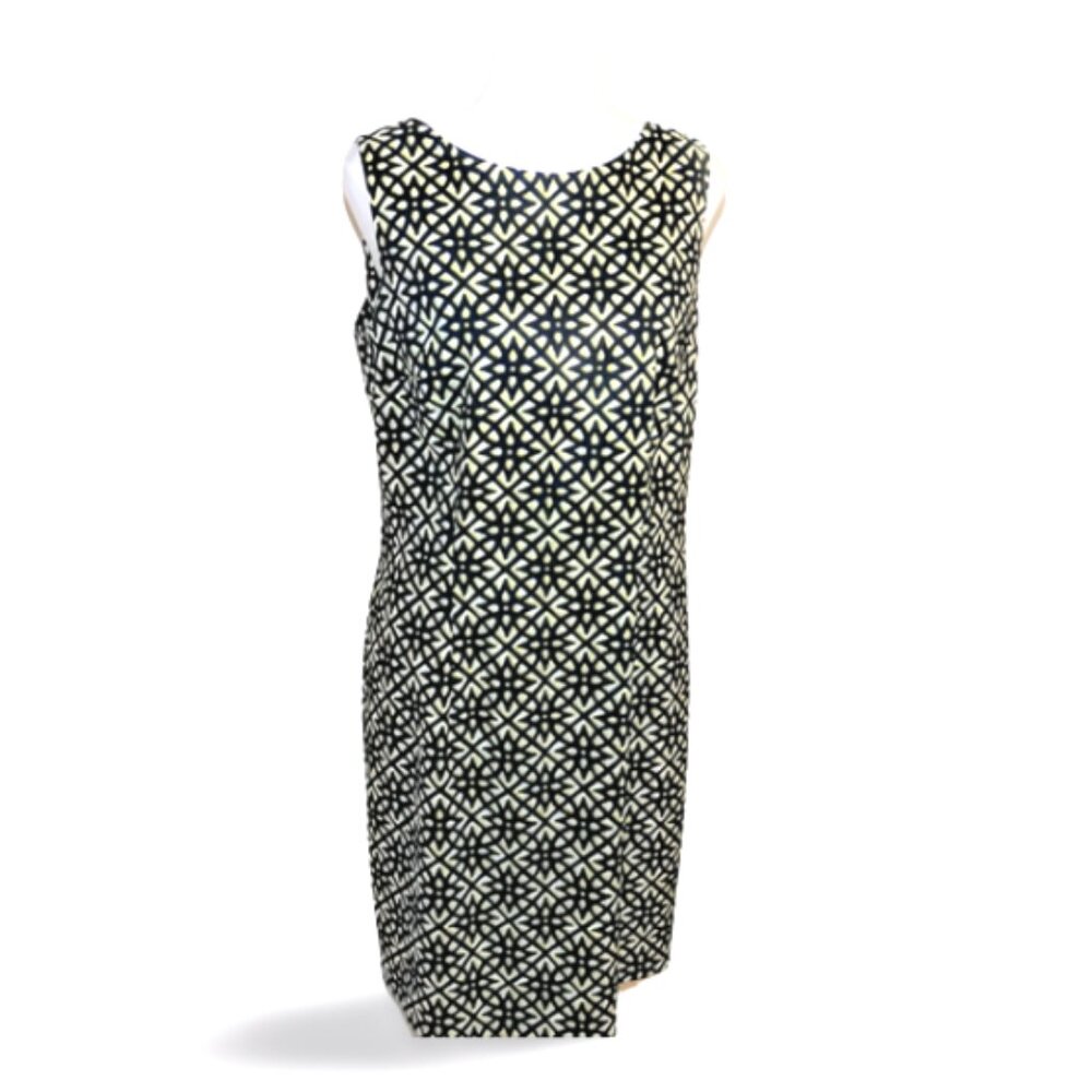 'AGB' Dress Geometric Print Plus Size